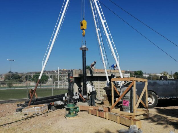 Equipamiento del pozo unidad bicentenario